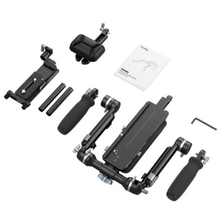 SmallRig 4181B SR007 Pro - zestaw, profesjonalny rig na ramię/naramienny (All-In-One) - przykład użycia